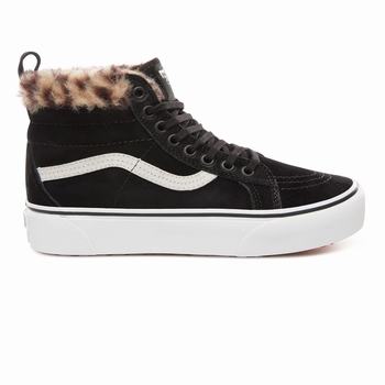 Damske Kotnikove Tenisky Vans Sk8-Hi Platform Mte Čierne/Leopard VA60YCDOM